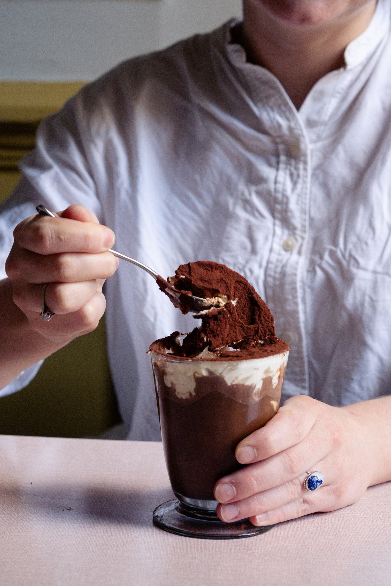 Tiramisu milkshake recipe